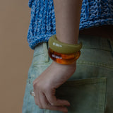 The Izaluna Cuff- Olive