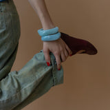 The Solaya Bangle- Aqua