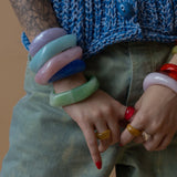 The Solaya Bangle- Aqua